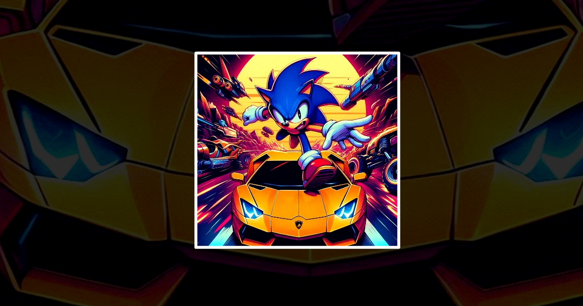 Imaginea Sonic Run pentru Lamborghini