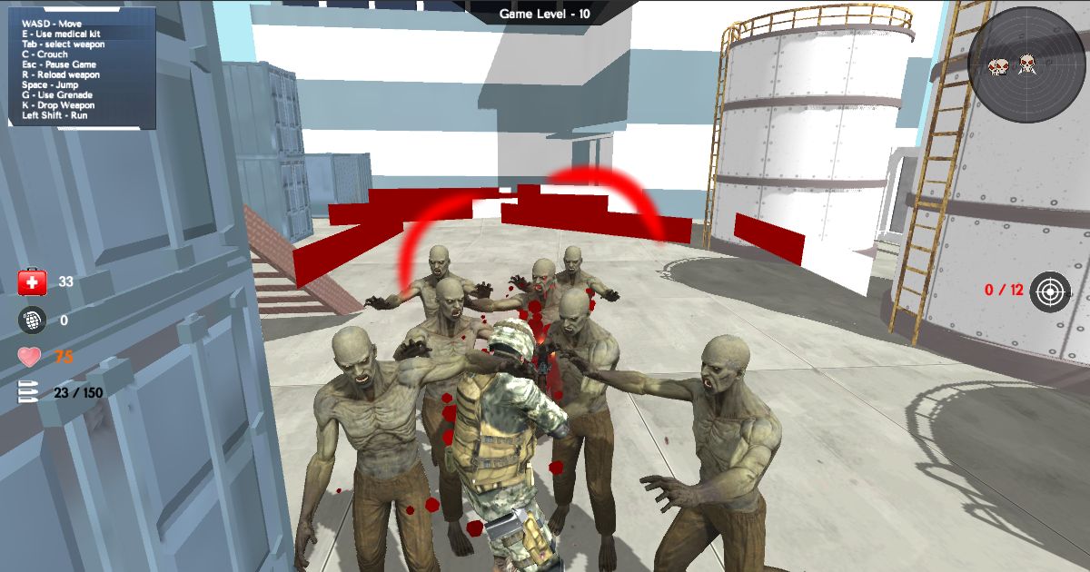 Imaginea Atacă zombi