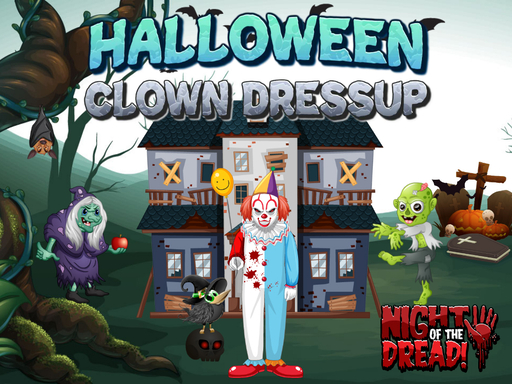 Imaginea Dressup de clovn de Halloween