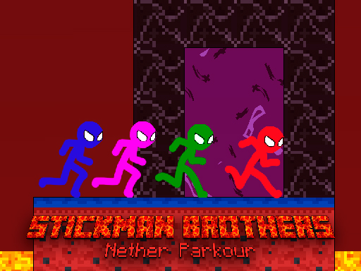 Imaginea Frații Stickman Nether Parkour